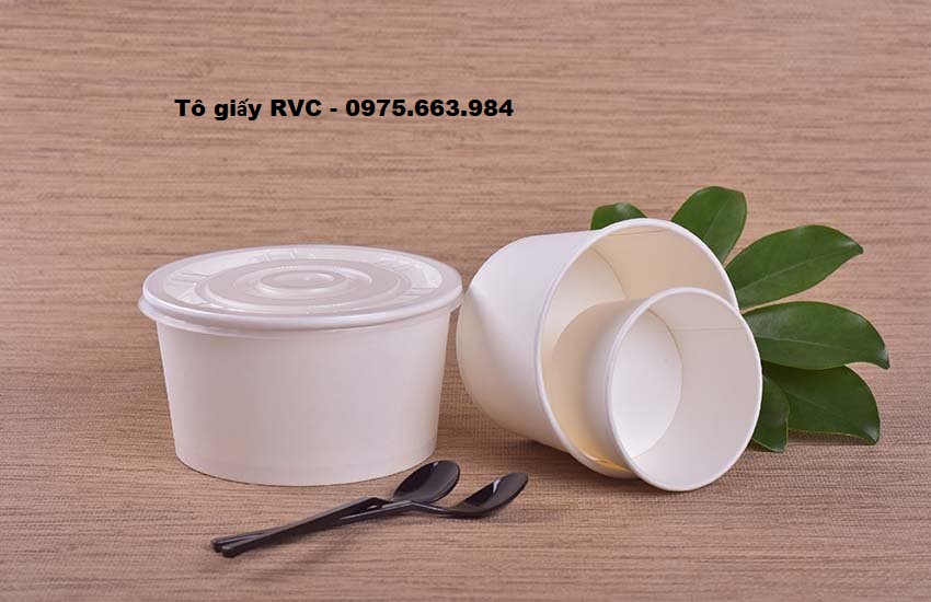 Tô giấy đẹp đựng thức ăn nóng
