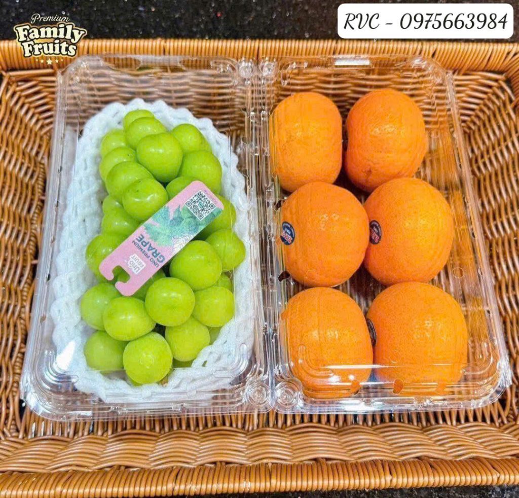 Hộp nhựa đựng trái cây