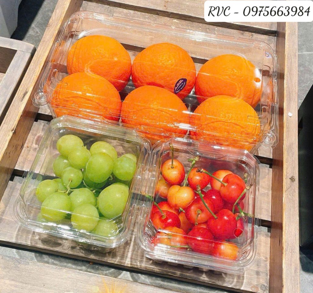 Hộp nhựa trái cây