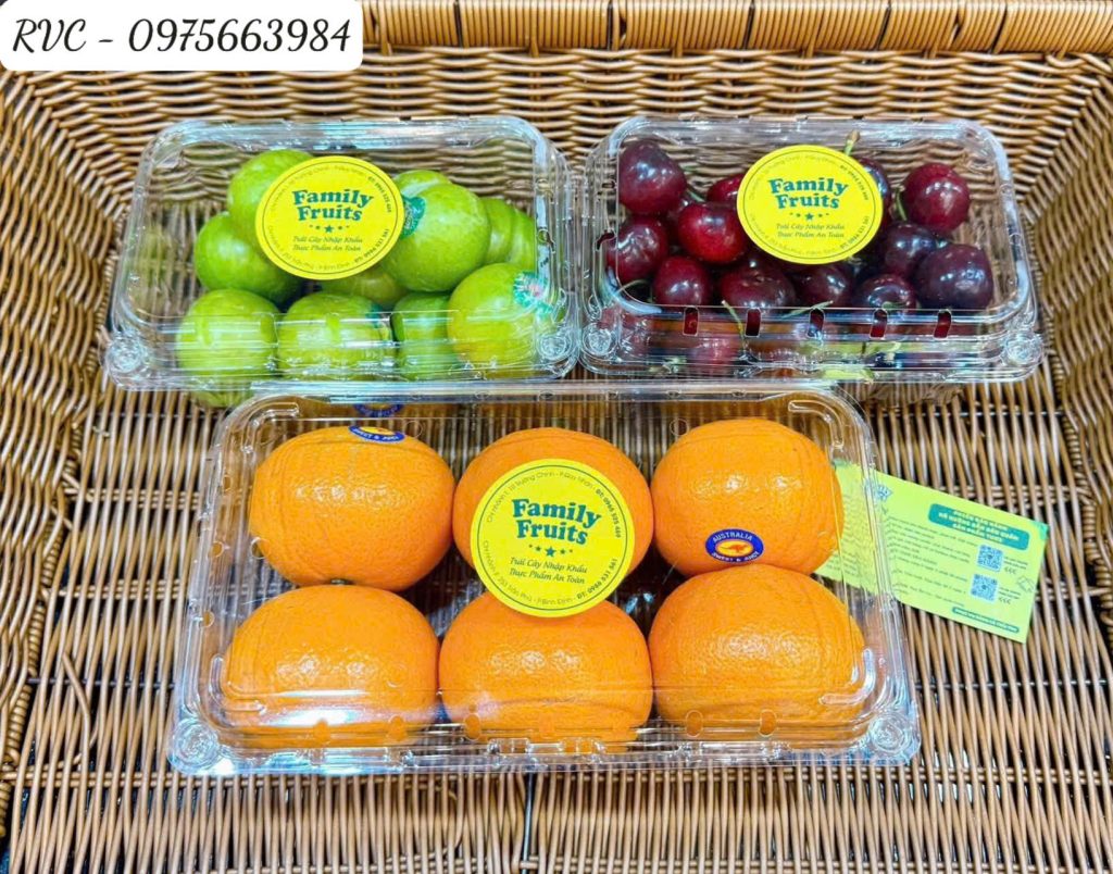 Hộp nhựa trái cây